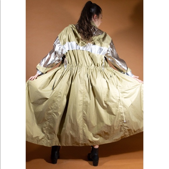 Isabel Etoile Marant taupe and metallic polyester duster. NWT. - Picture 6 of 6